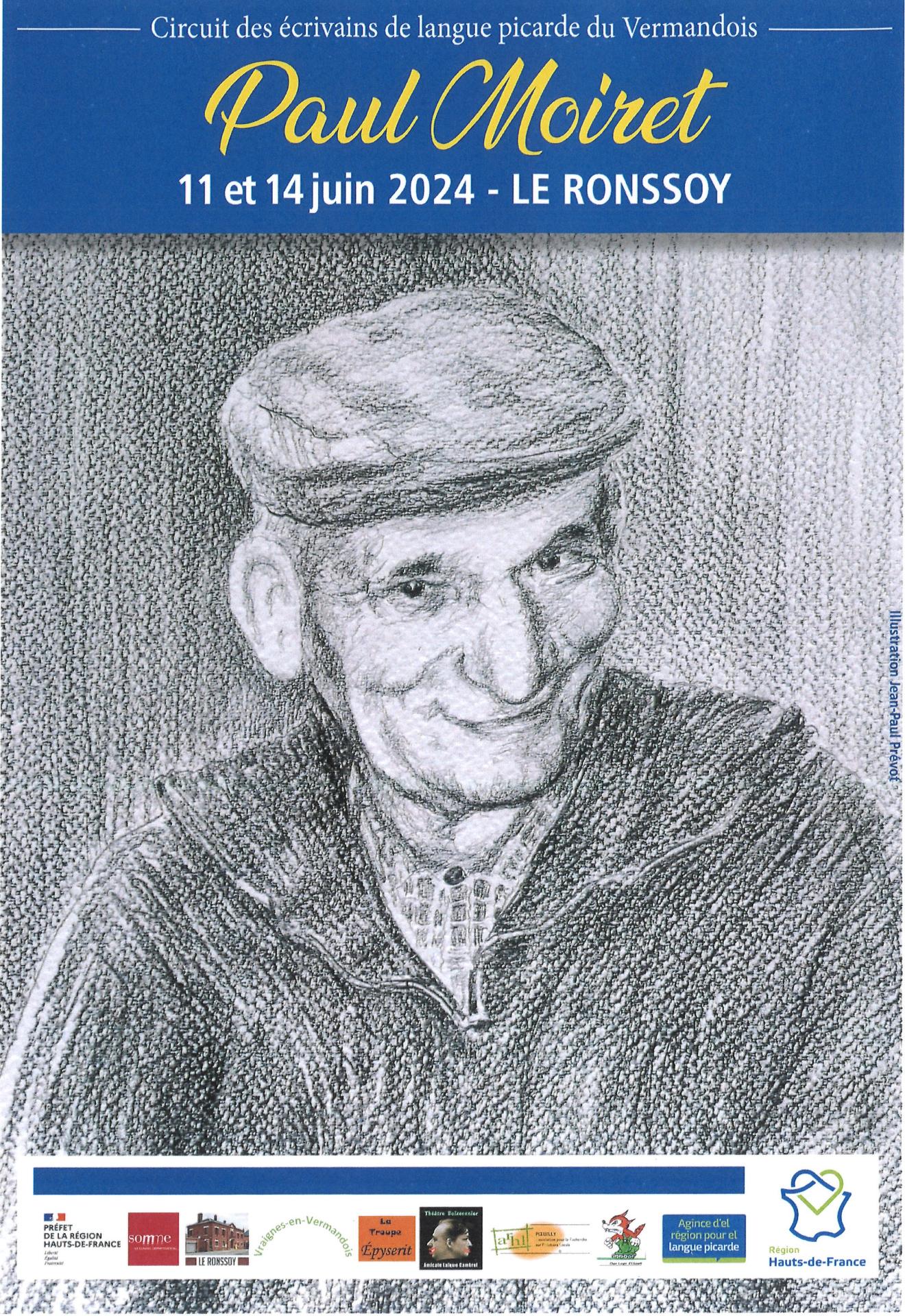 Affiche paul moiret 11 et 14 juin 2024