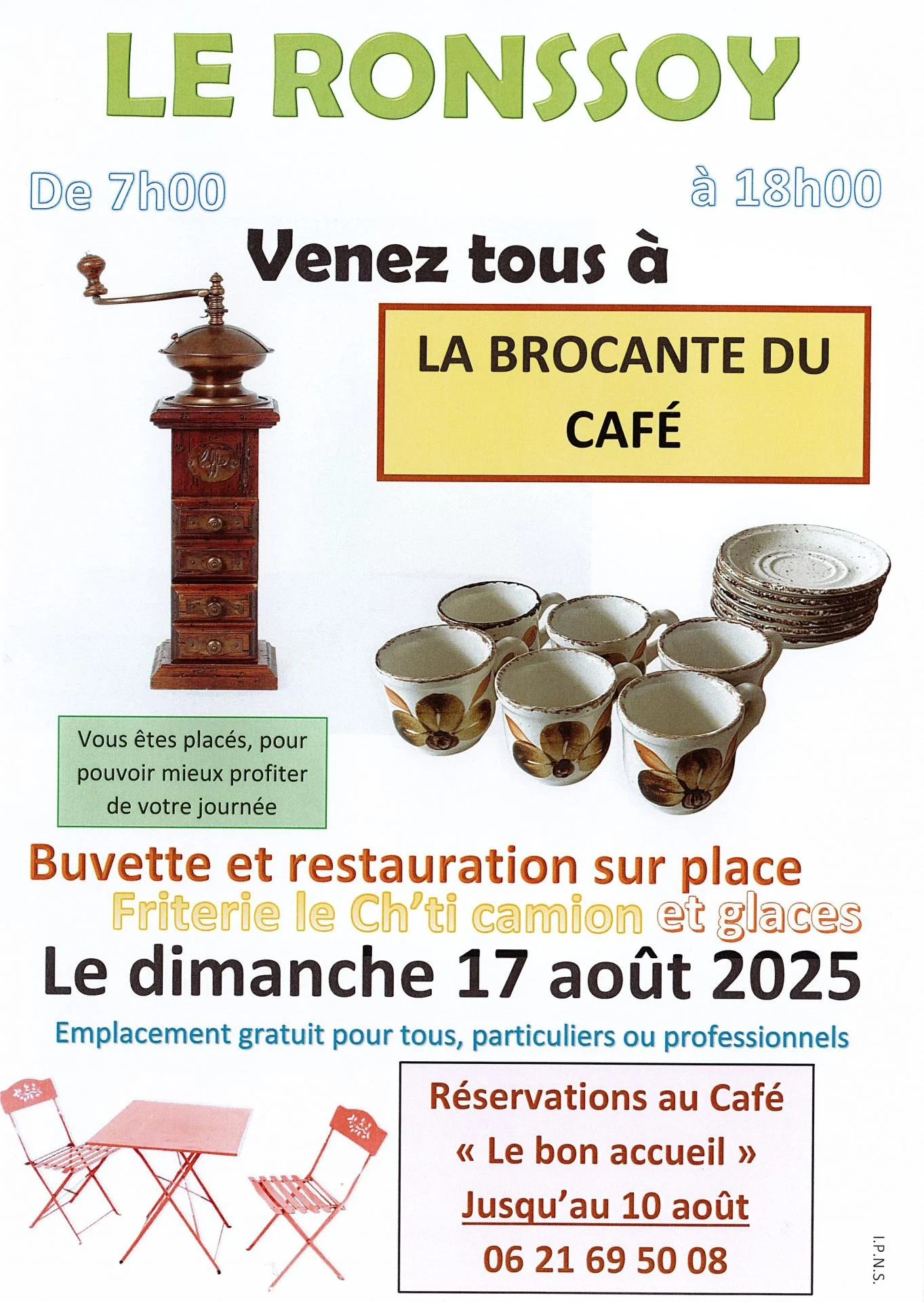 Brocante du cafe 17 aout 2025