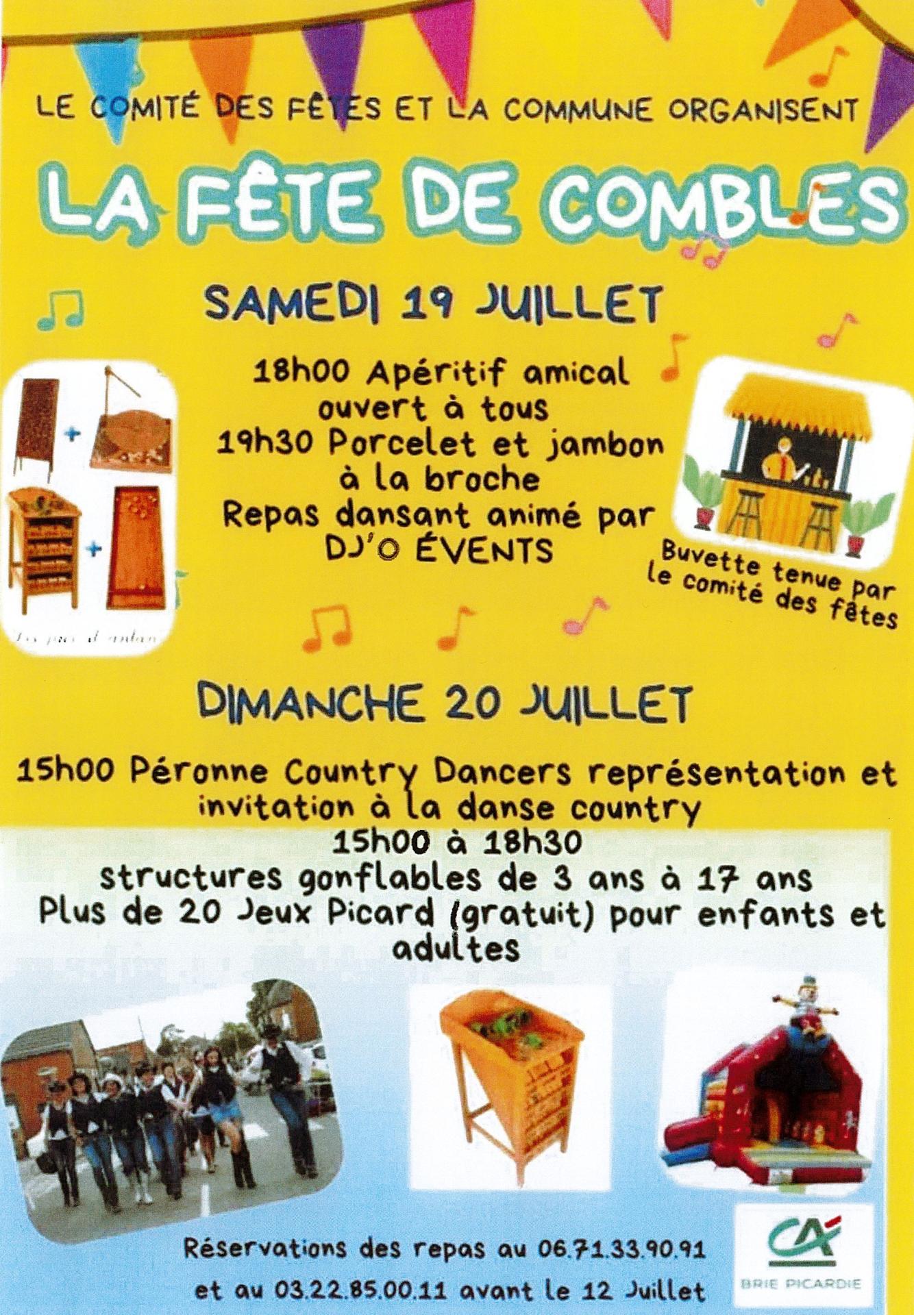 Combles 19 et 20 juillet 2025