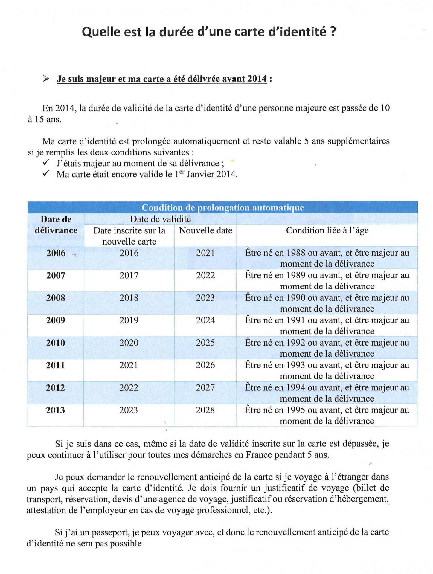 Duree carte identite page 1