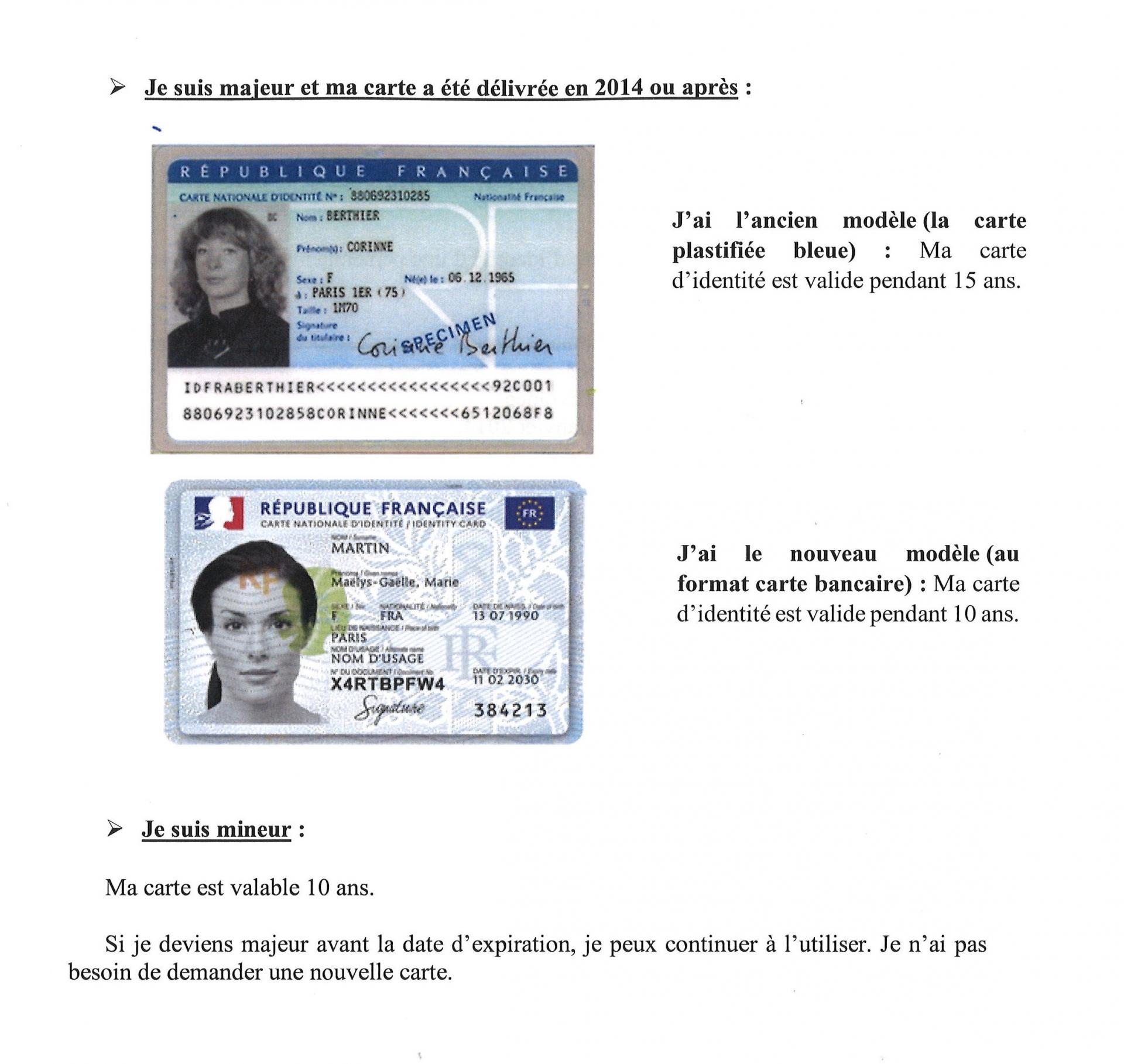 Duree carte identite page 2