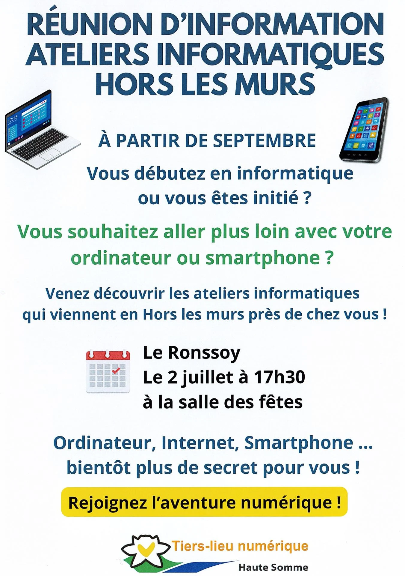 Reunion info ateliers informatiques 2 juillet 2025