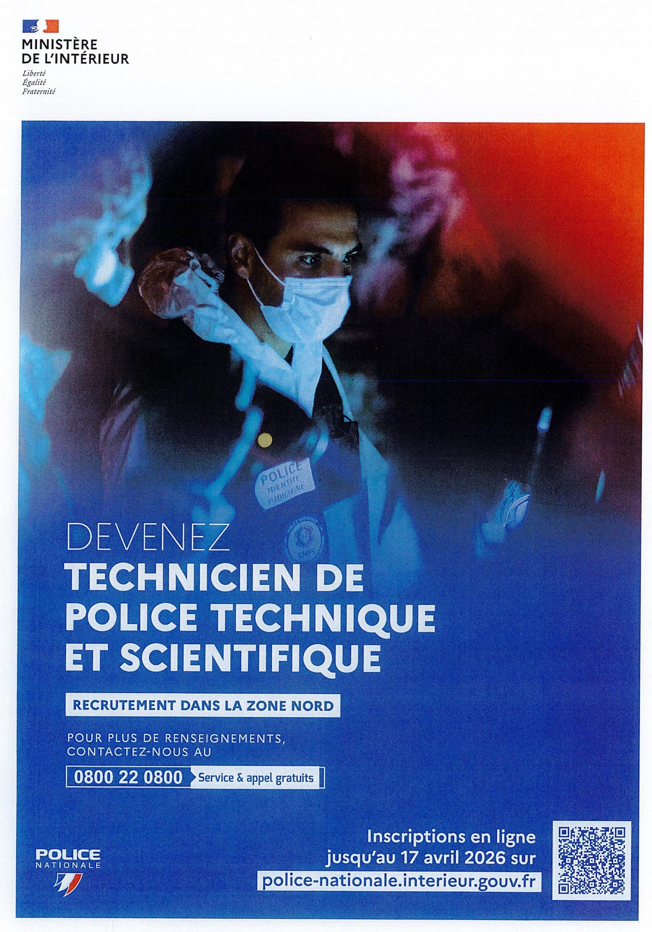 Concours police 17 avril 2026 page 1