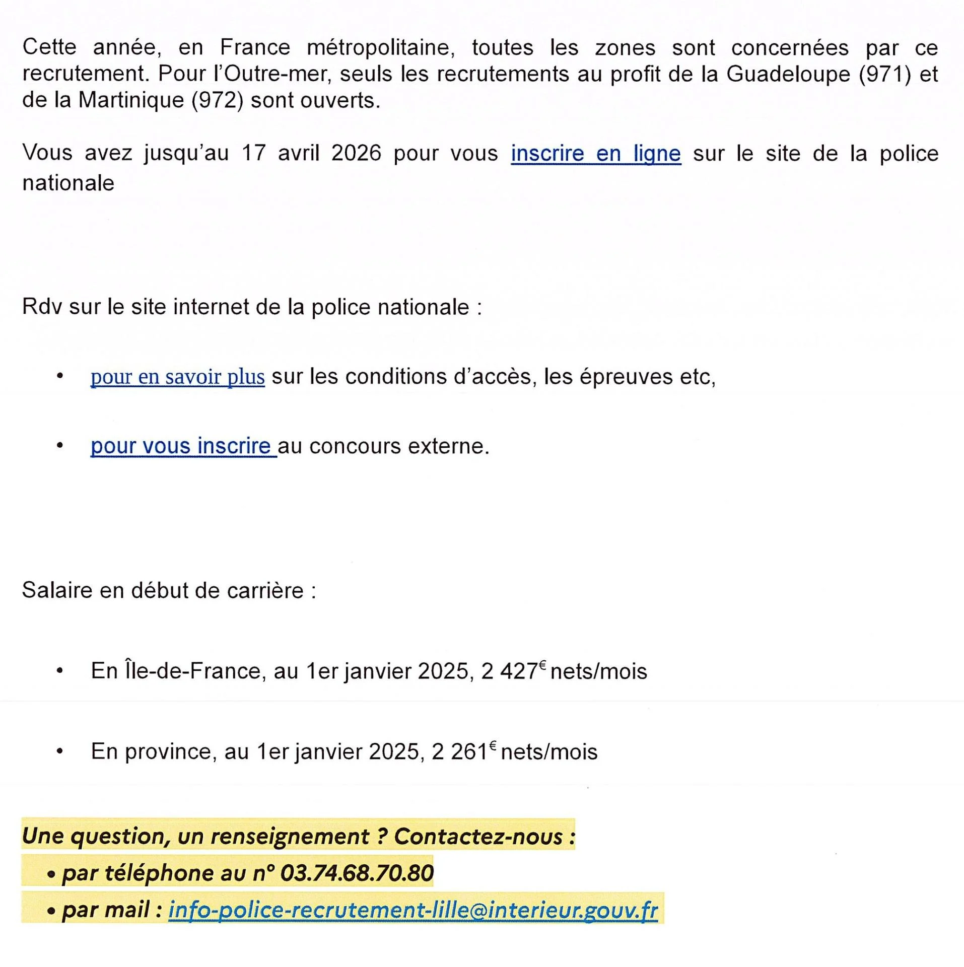 Concours police 17 avril 2026 page 3