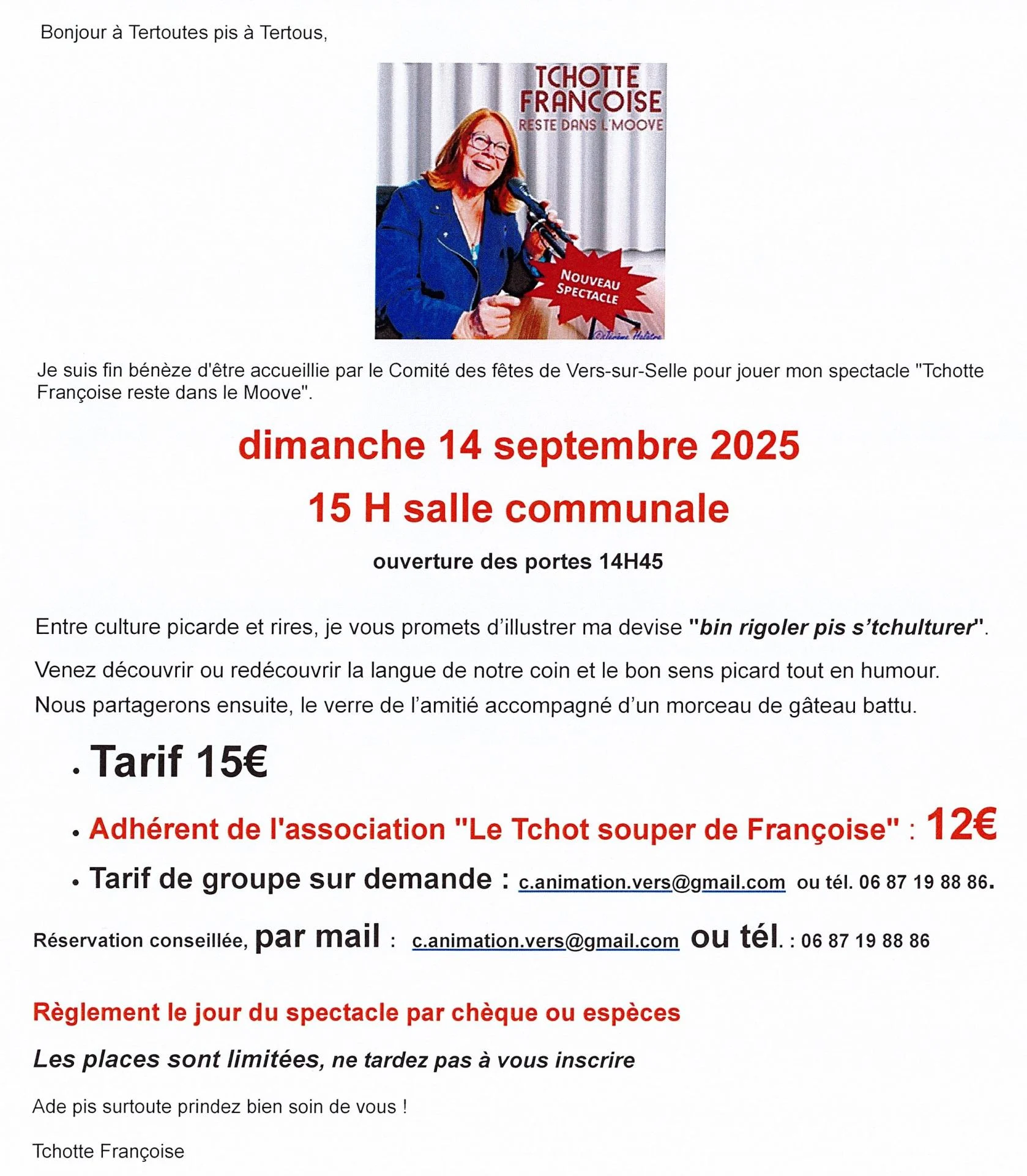 Dimanche 14 septembre 2025