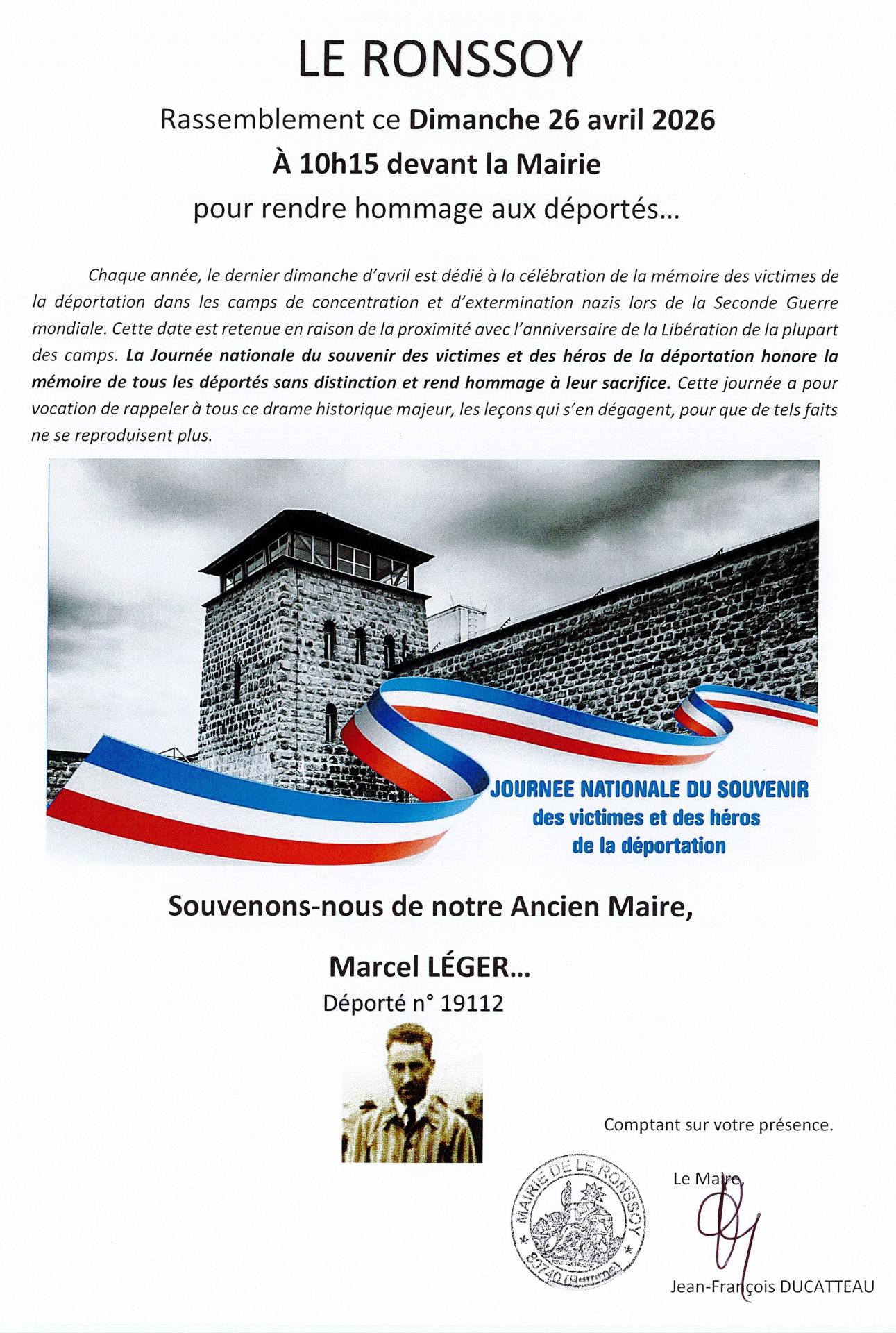 Invitation a la journee des deportes 2026