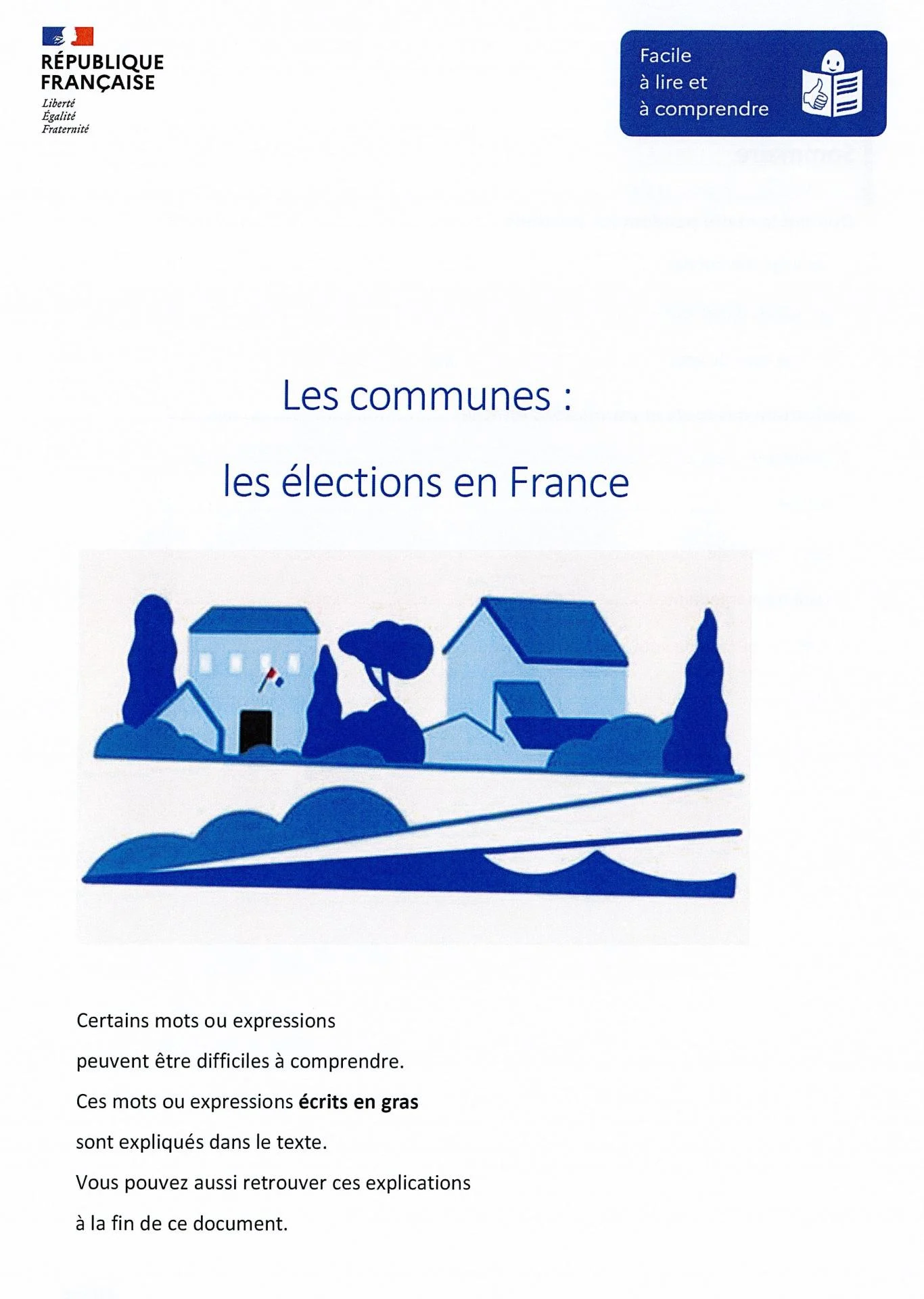 Les elections page 1