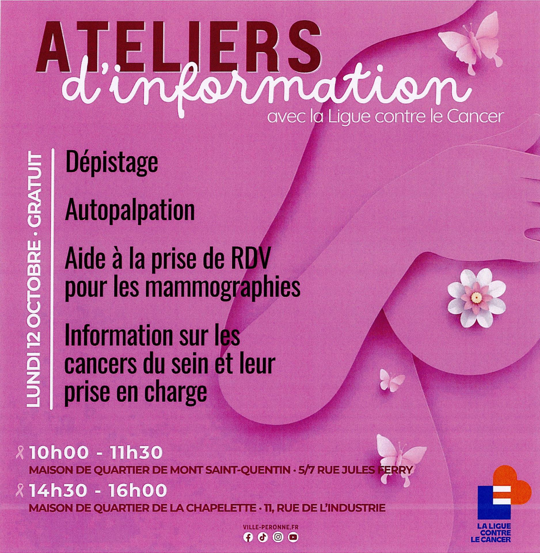 Lundi 12 octobre 2026 cancer