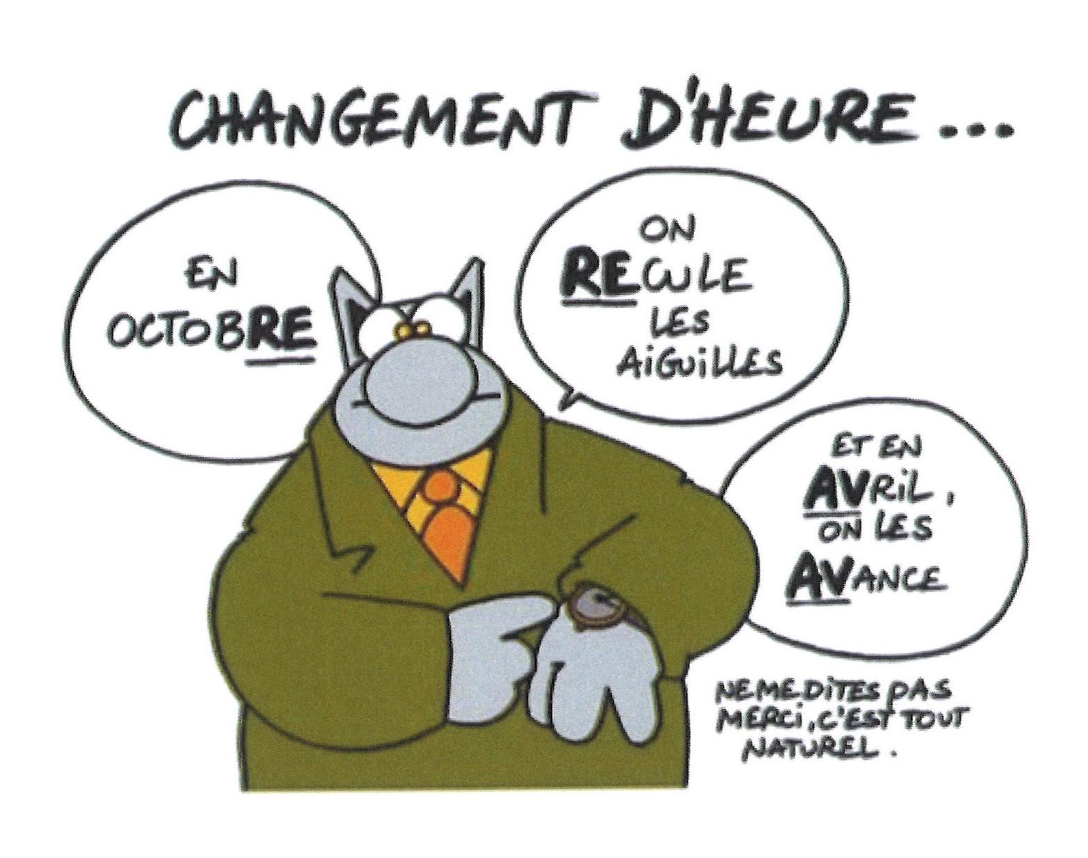 Memo changement d heure