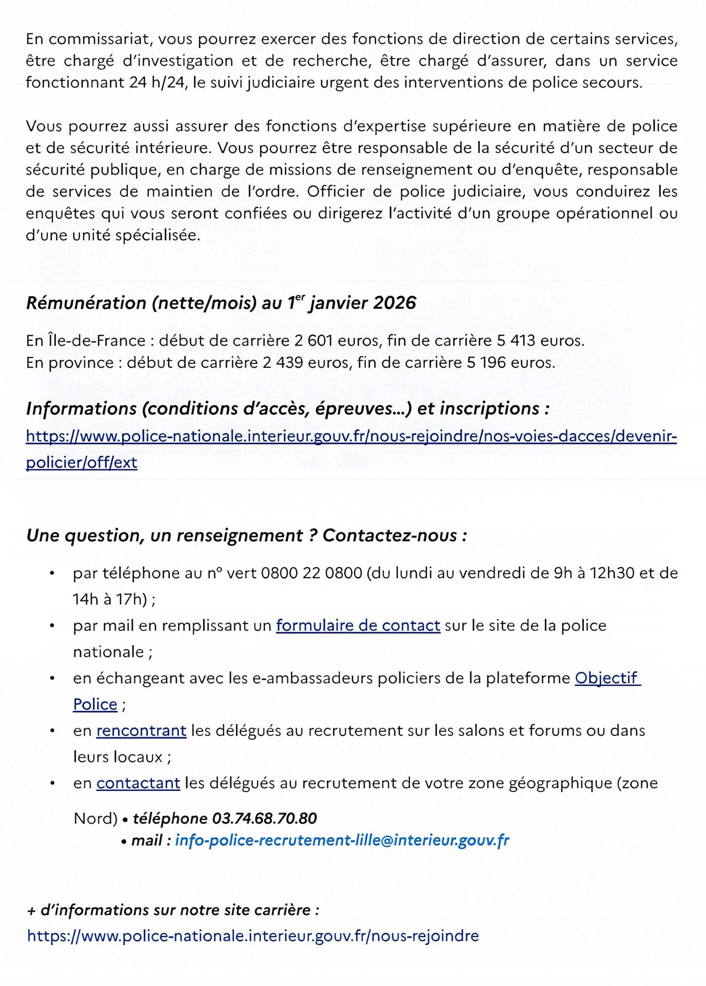 Officier de police 19 octobre 2026 page 2