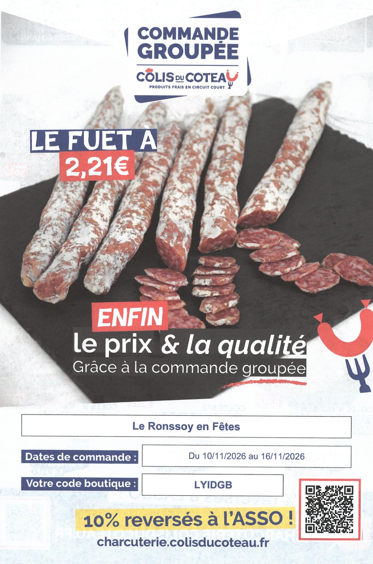 Operation saucissons le ronssoy en fetes 16 novembre 2026 page 1