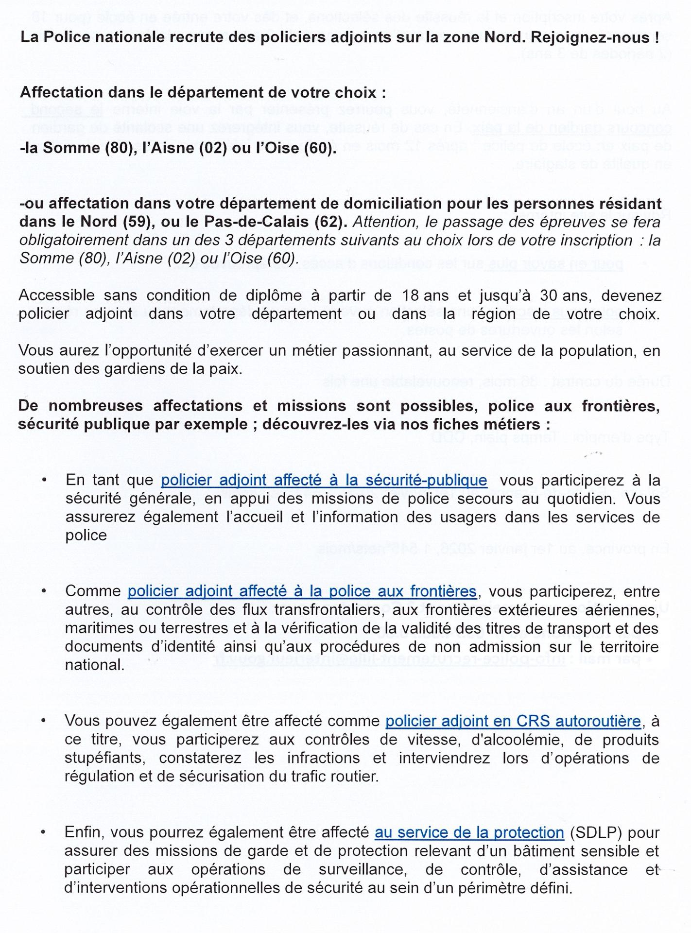 Policier adjoint 2