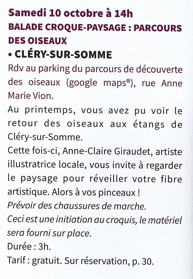Samedi 10 octobre 2026 clery page 1