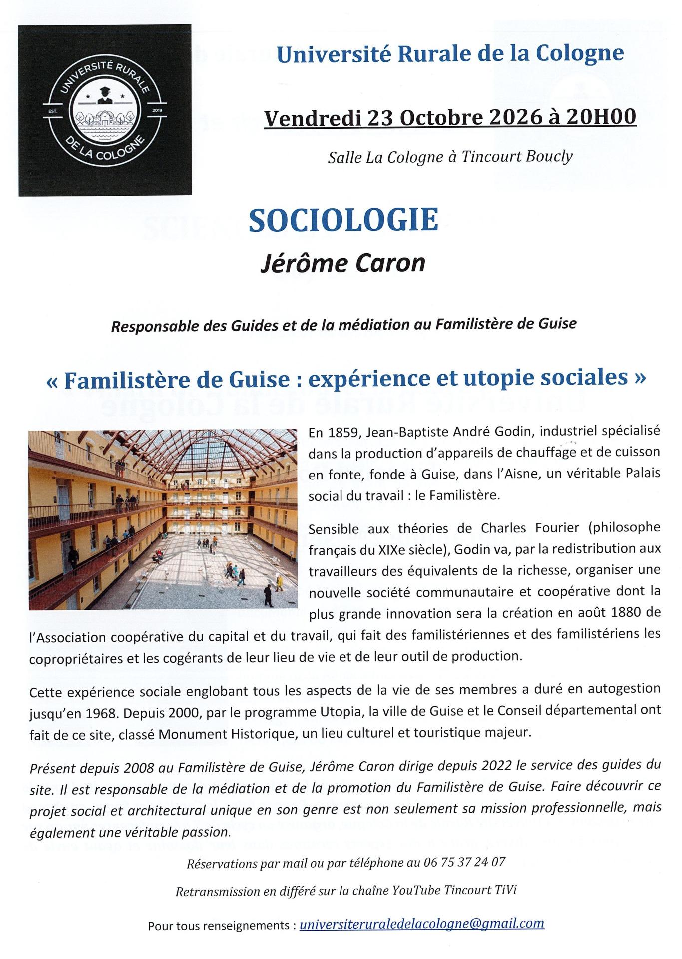 Vendredi 23 octobre tincourt